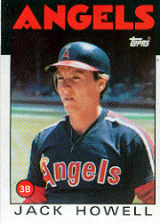 1986 Topps Baseball Cards      127     Jack Howell